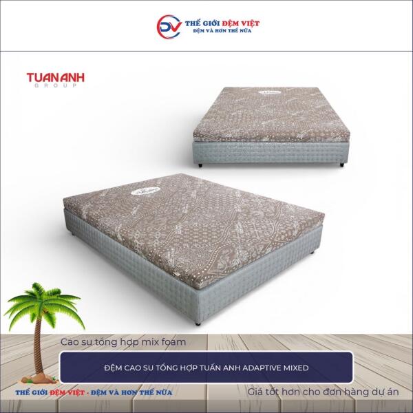 Đệm cao su tổng hợp mix foam Tuấn Anh Adaptive Mixed 5